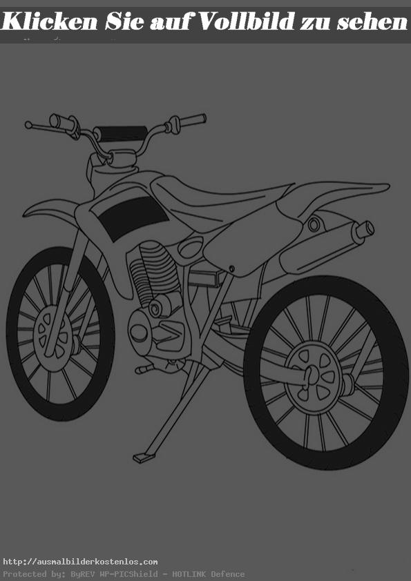 Ausmalbilder-Motorrad-4