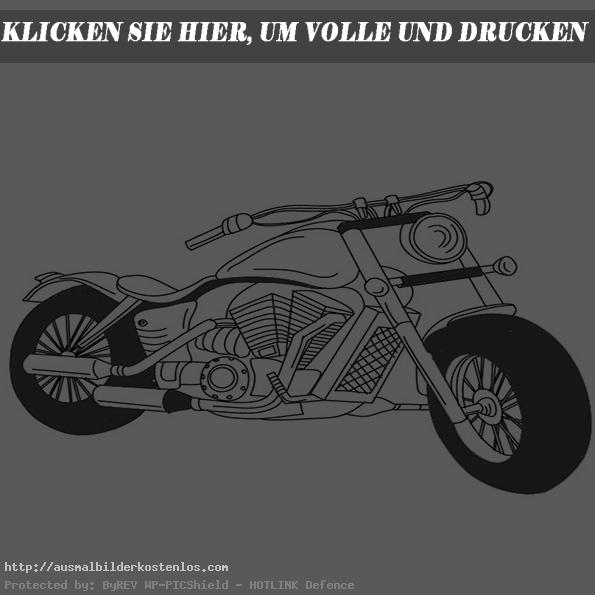 Ausmalbilder-Motorrad-6