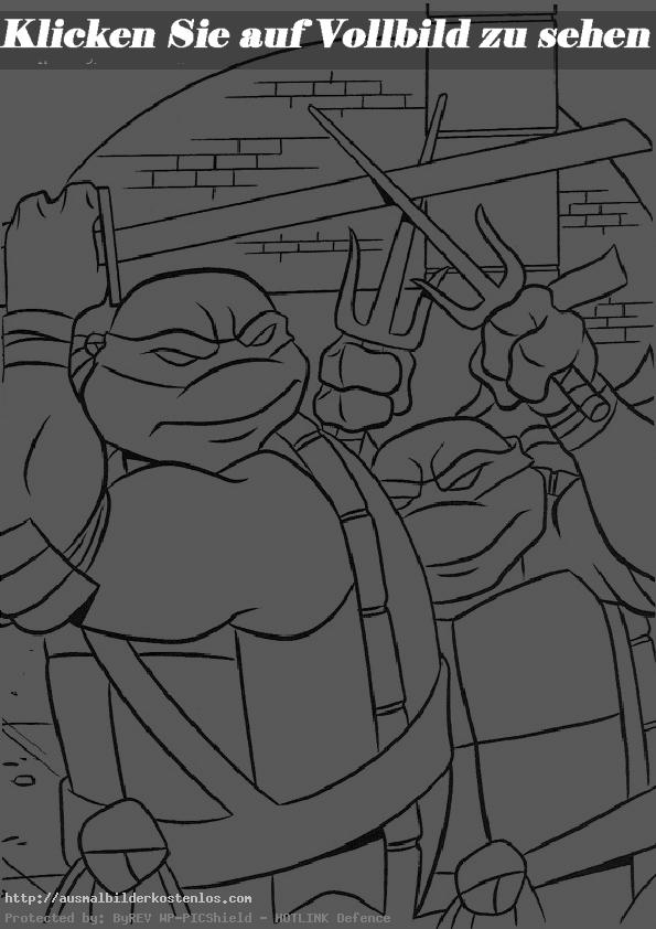 ausmalbilder kostenlos ninja turtles -9
