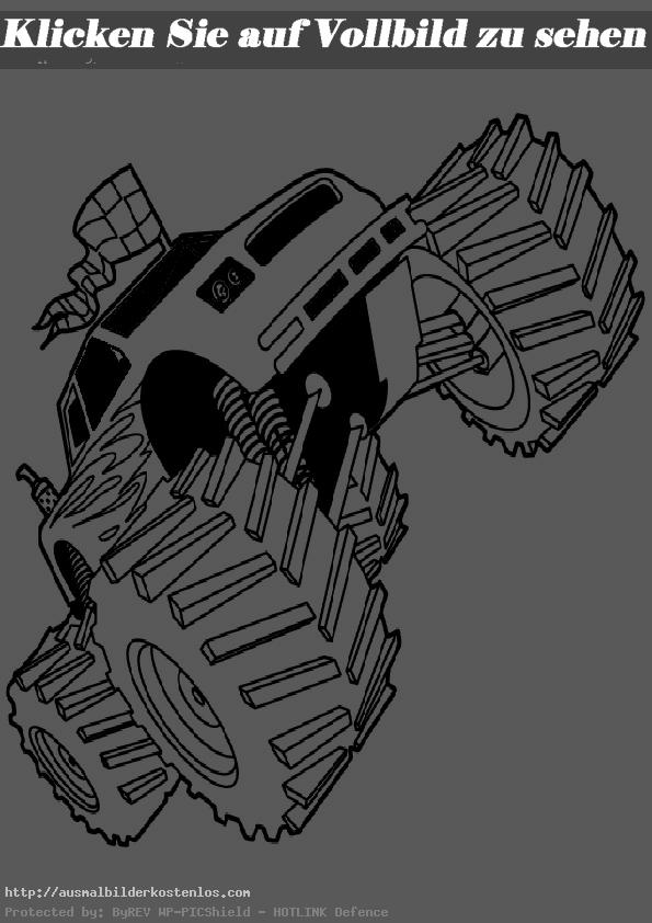ausmalbilder kostenlos monster truck-7